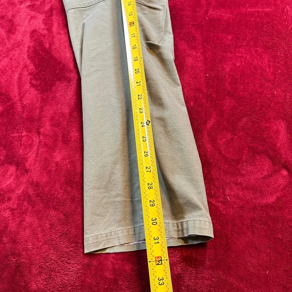 The North Face Mens 38 Regular Olive Green‎ Khaki Outdoor Hiking Stretch Pants